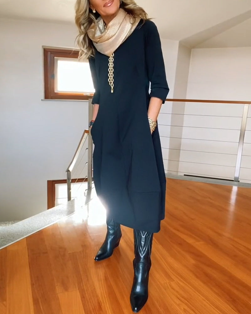 Beautiful Fit and Flare Evening Dress