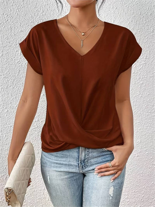 Women's Short Sleeve T-Shirt Casual Cotton Everyday Wear