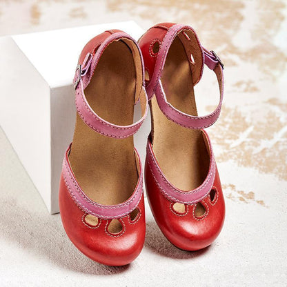Women's Orthopedic Flat Sandals Low Heel Comfortable