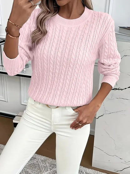 Classic Fit Knit Crew Neck Sweater