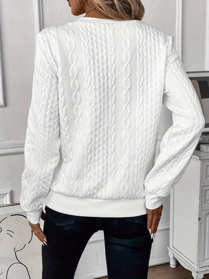 Women's Modern Zip Up Sweater