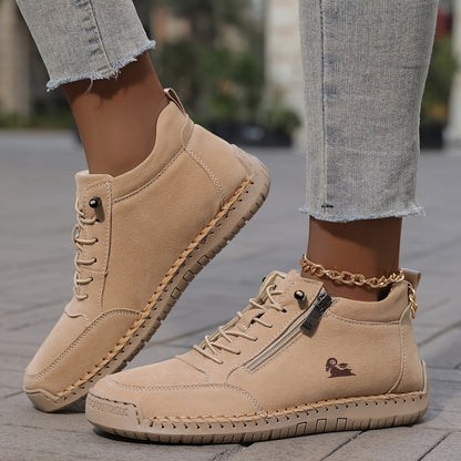 Ladies Comfortable Spring Lace Up Walking Shoes