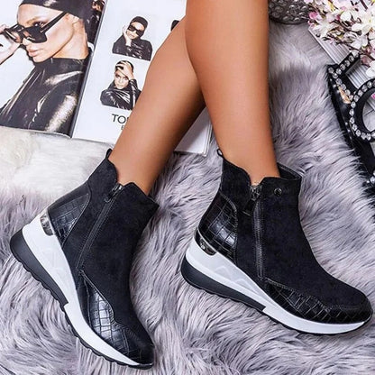 Women's Orthopedic Leather Booties