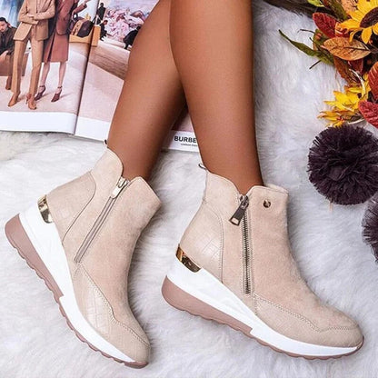 Women's Orthopedic Leather Booties