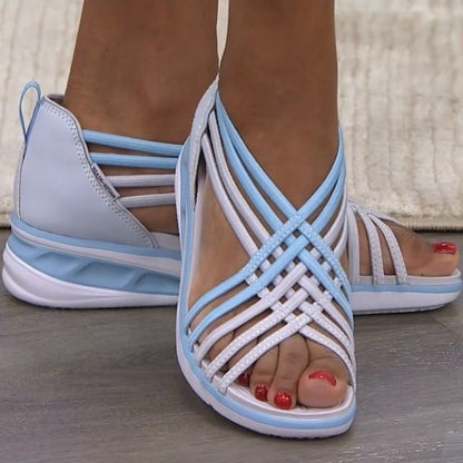 Women's Platform Sandals Strapped Open-Toe