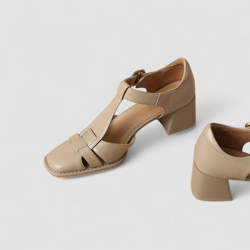 Women's Orthopedic T-Strap High Heels