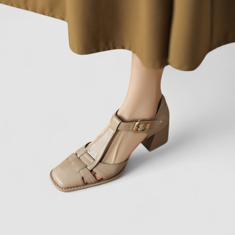 Women's Orthopedic T-Strap High Heels