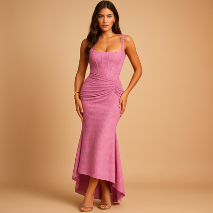 Women's Floral Midi Dress Flowy - VibreMode