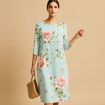 Women's Flowy Midi Dress - VibreMode