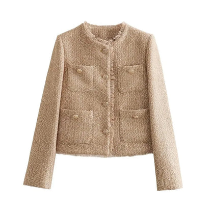 Image of Frances | Women's Cropped Tweed Jacket