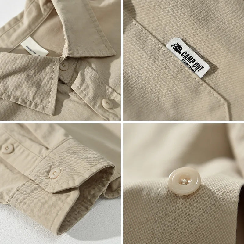 Image of Fred | Men's Long Sleeve Button-Up Shirt