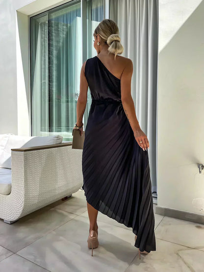 Women's Floral Draped Cocktail Dress