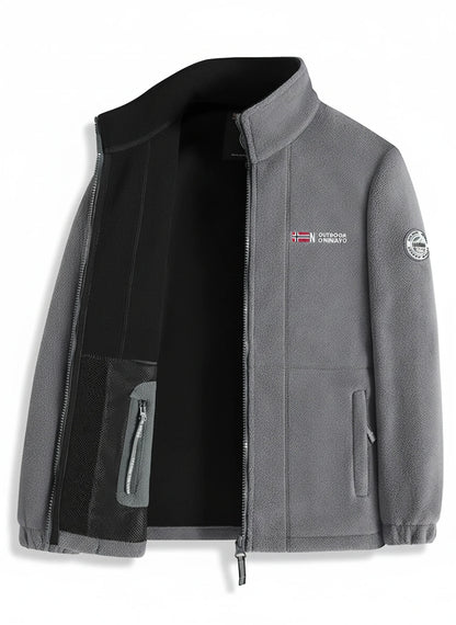 Men's Full Zip Fleece Jacket Outdoor