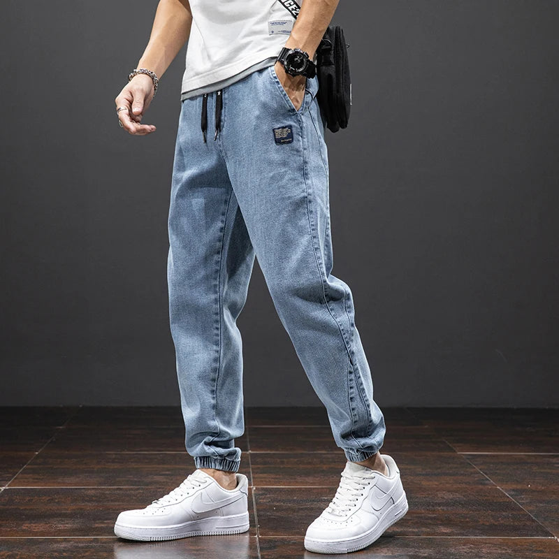 Gavin Men's Relaxed Fit Denim Joggers - VibreMode