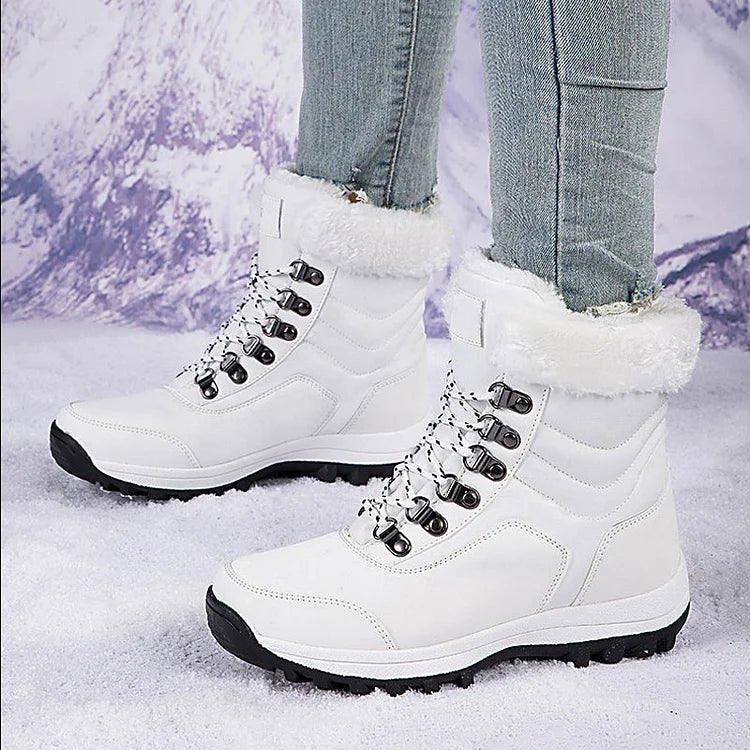 Women's Padded Lace-Up Boots - VibreMode