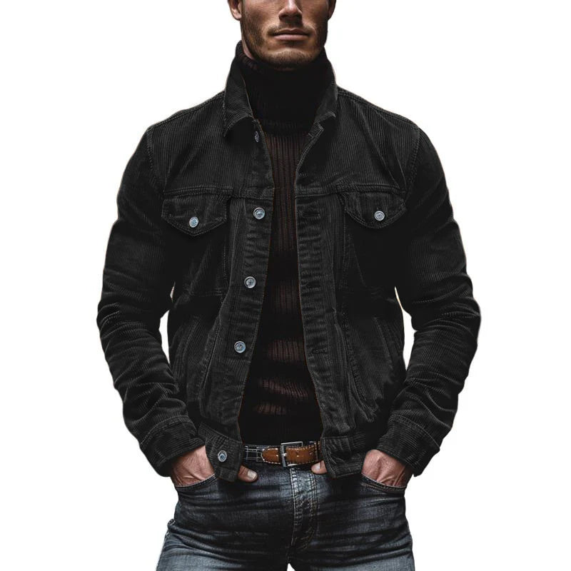 Image of Gerald | Men's Button-Down Corduroy Jacket