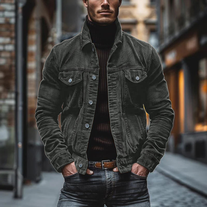 Image of Gerald | Men's Button-Down Corduroy Jacket