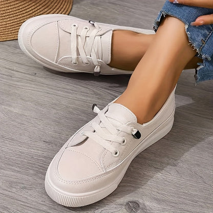 Image of Geraldine | Women's Lace-Up Platform Sneakers