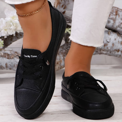 Image of Geraldine | Women's Lace-Up Platform Sneakers