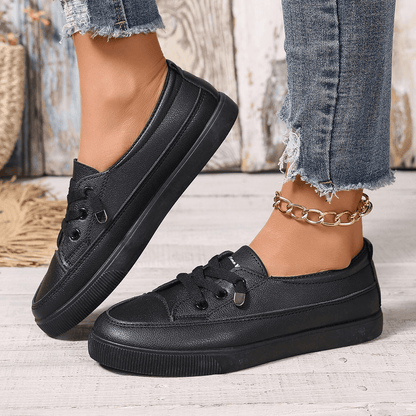 Image of Geraldine | Women's Lace-Up Platform Sneakers