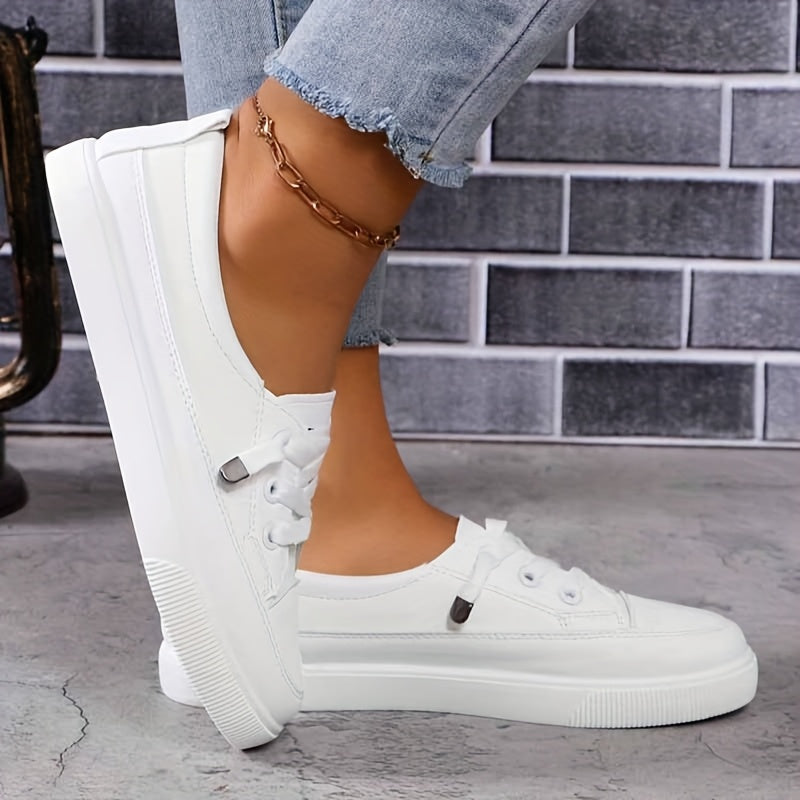 Image of Geraldine | Women's Lace-Up Platform Sneakers