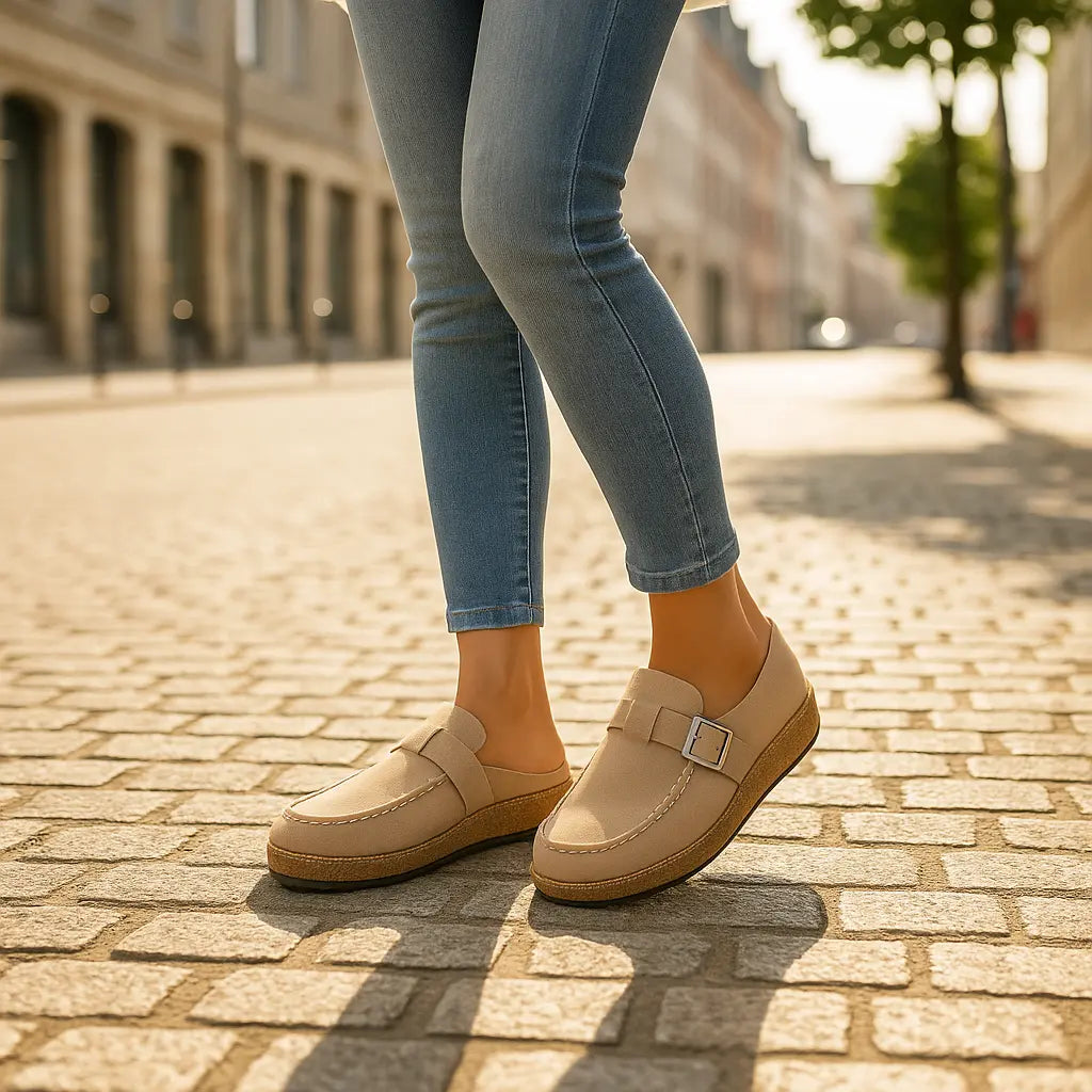 Image of Geraldine | Women's Slide Buckle Mules