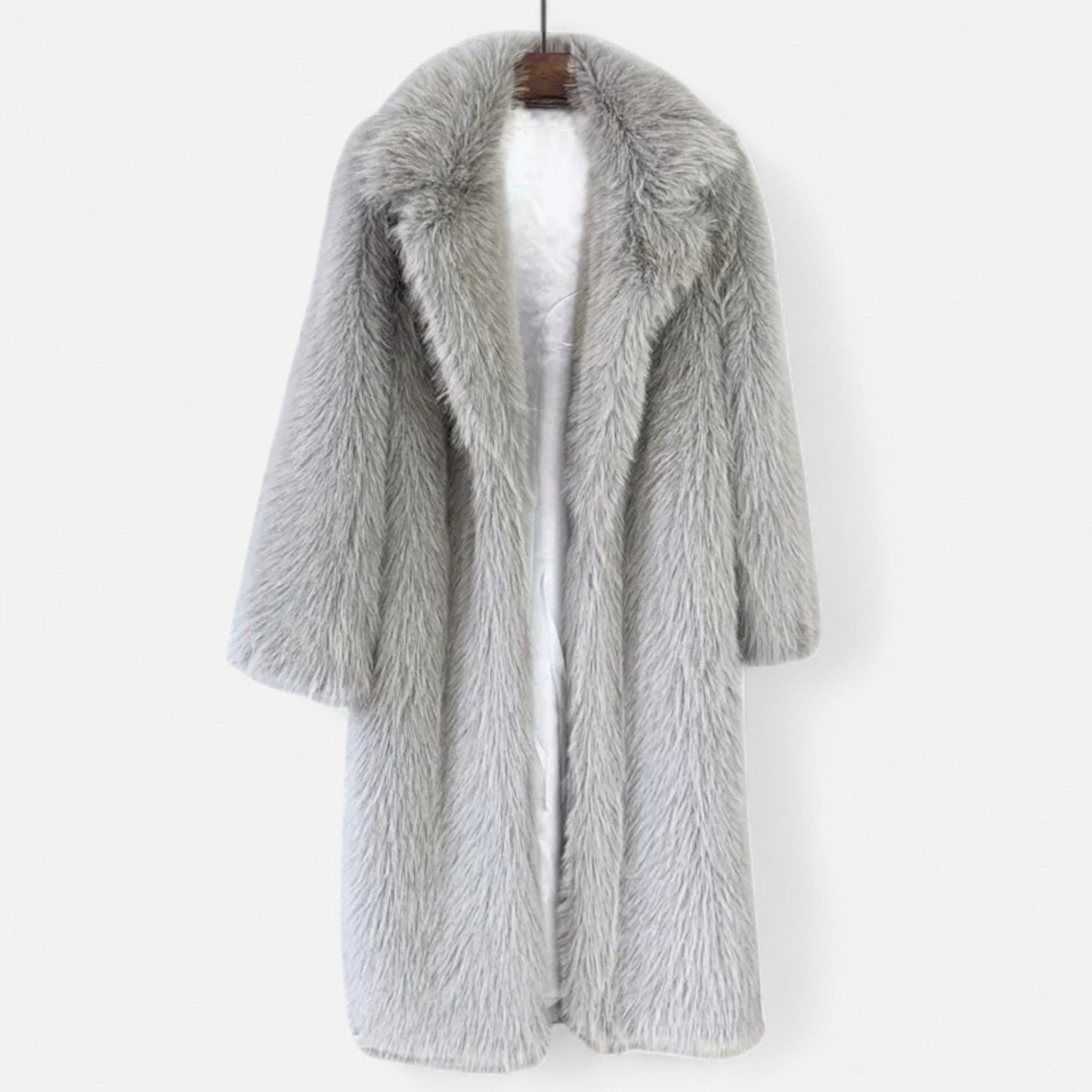 Women's Long Fur Coat Full Length Design