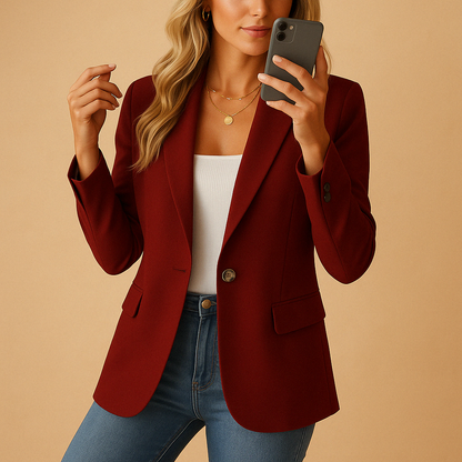Women's Tailored Blazer Comfort Fit
