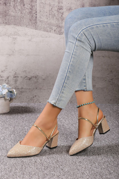 Image of Gillian | Women's Block Heel Slingbacks