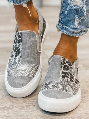 Women's Patterned Slip-On Sneakers