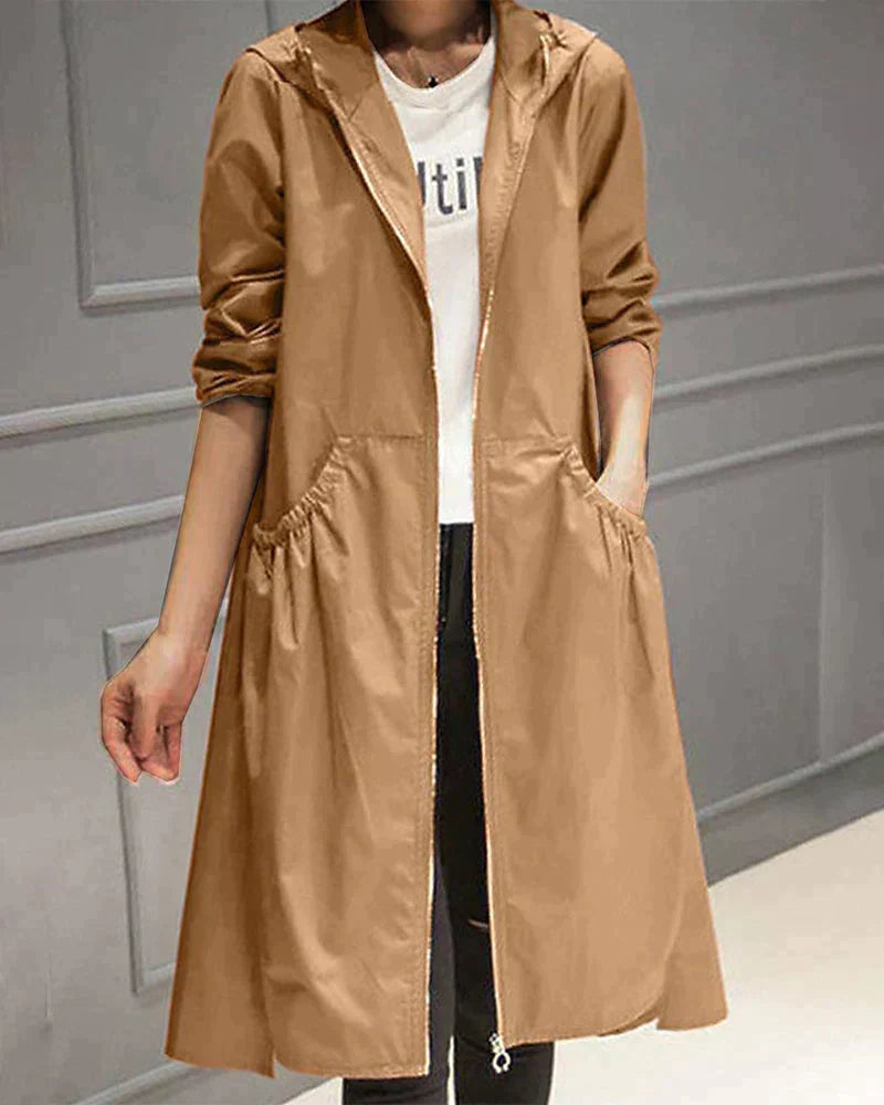 Image of Gloria | Women's Longline Hooded Jacket