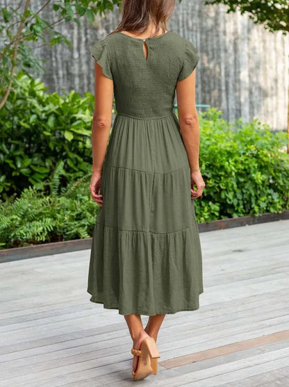 Image of Grace | Women's Smocked Midi Dress