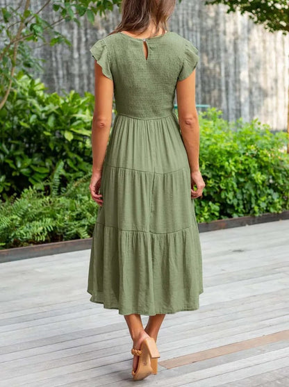 Image of Grace | Women's Smocked Midi Dress