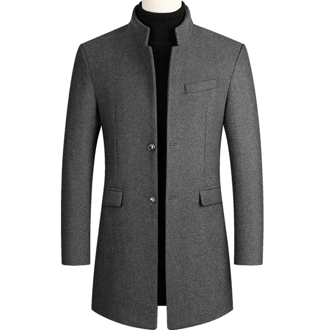 Men's Long Formal Coat Timeless Elegance