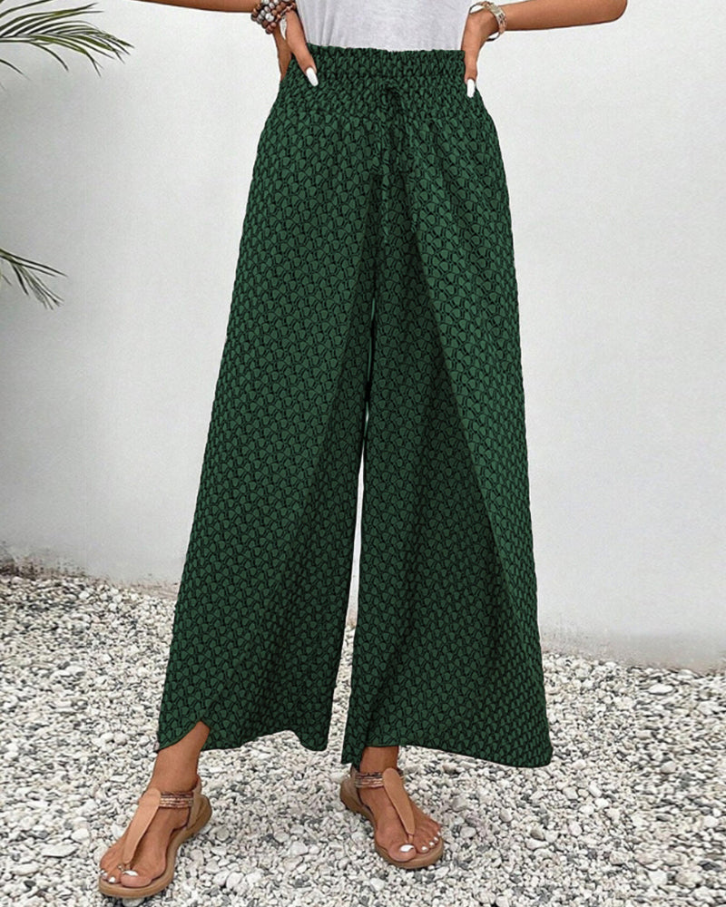 Women's High Waist Palazzo Trousers