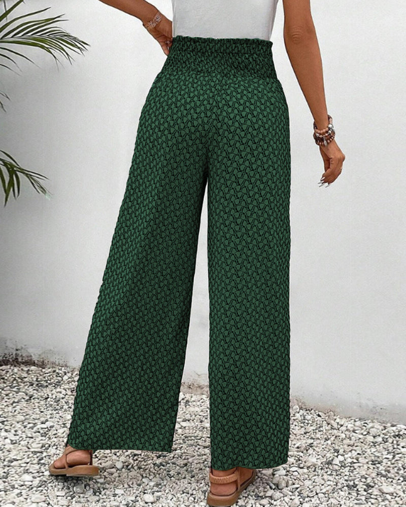 Vera Women's Relaxed Fit Wide Leg Trousers