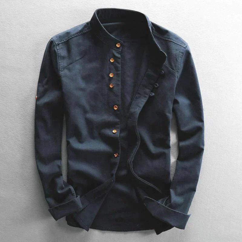 Men's Button Down Cotton Shirt - VibreMode