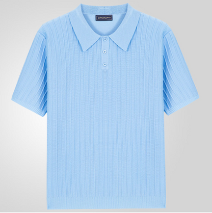 Men's Polo Shirt Button-Down Cotton - VibreMode