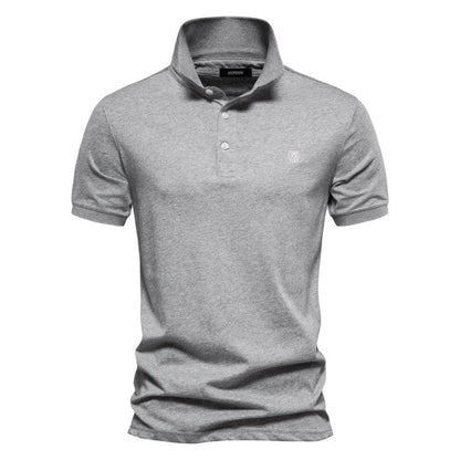 Men's Lightweight Polo Shirt Summer White