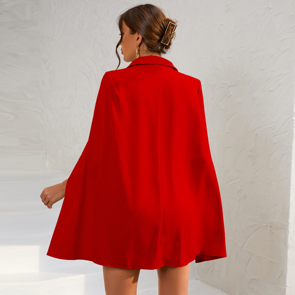 Image of Helen | Women's Double-Breasted Mini Dress