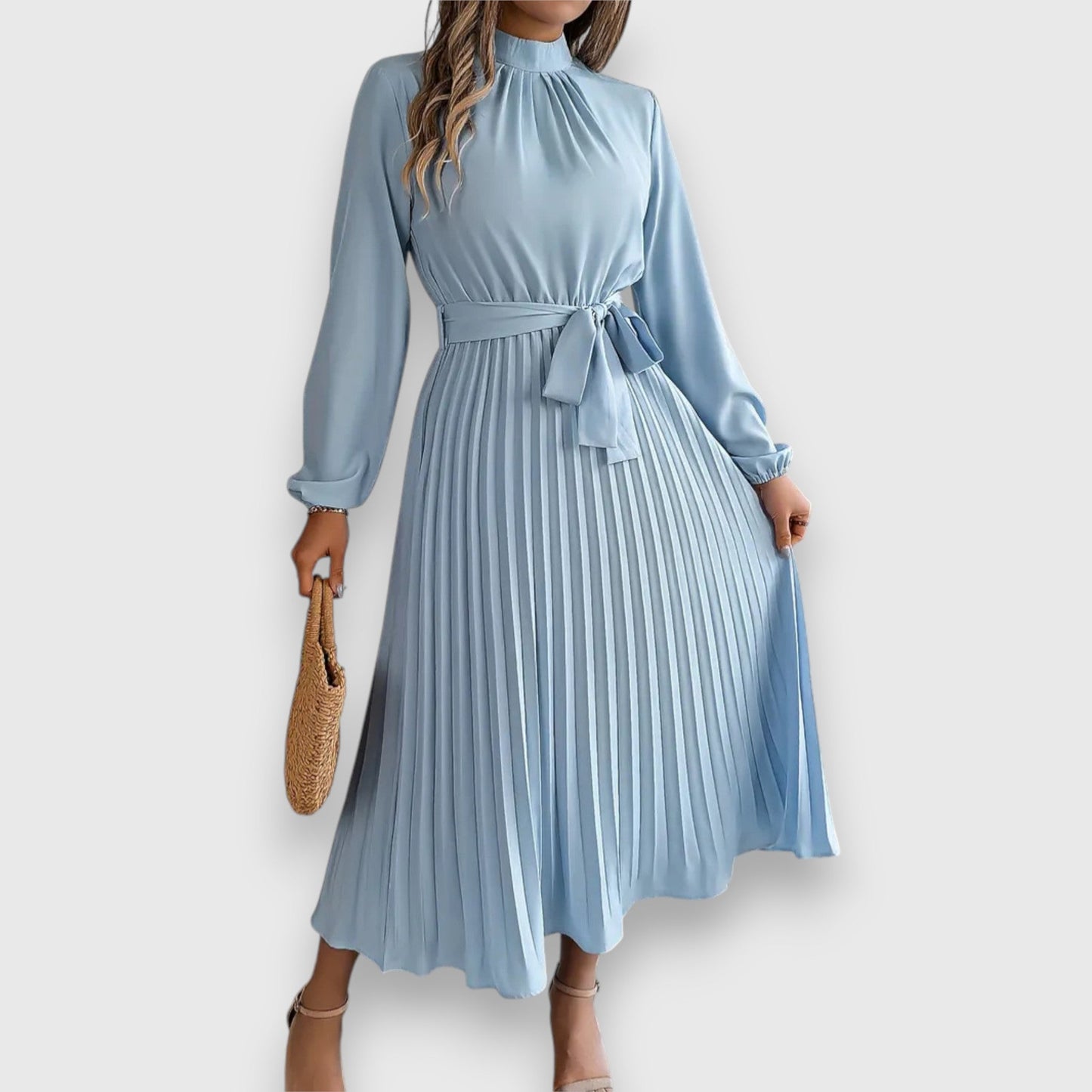 Beautiful Flowy Mid Length Dress - VibreMode
