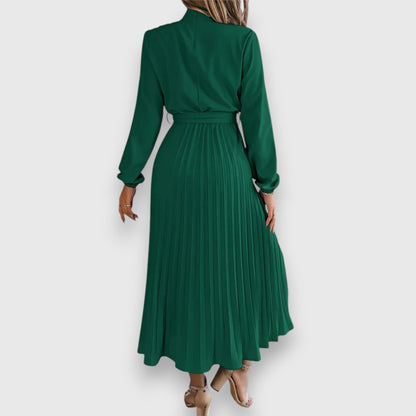 Women's High Neck Midi Dress