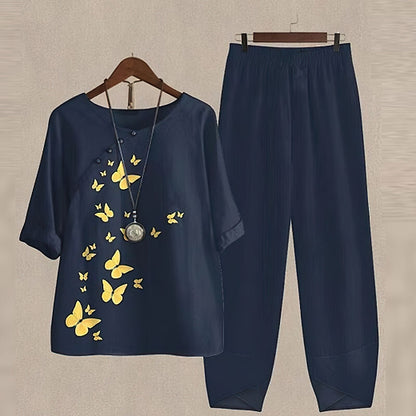 Women's 2 Piece Floral Set Comfortable