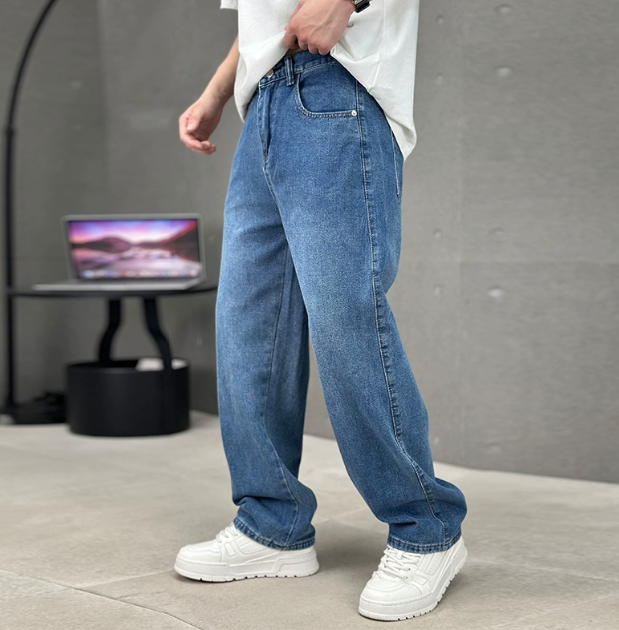 Men's Straight Leg Jeans Classic 5 Pocket