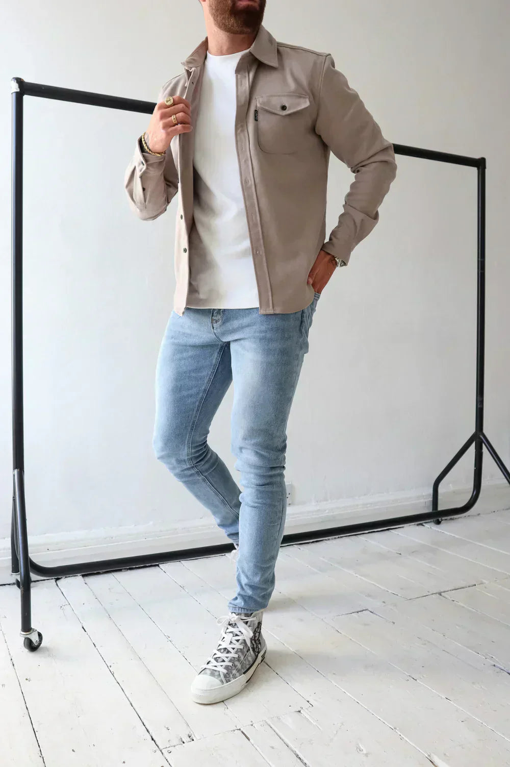 Elijah Men's Casual Overshirt