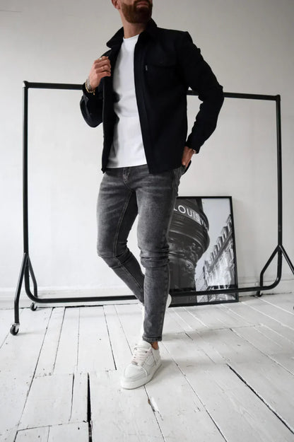 Elijah Men's Casual Overshirt