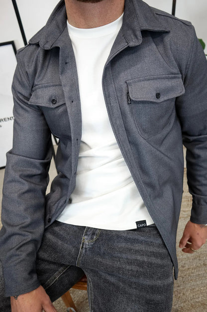 Elijah Men's Casual Overshirt
