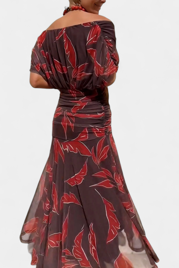 Boho Chic Flowy Long Dress
