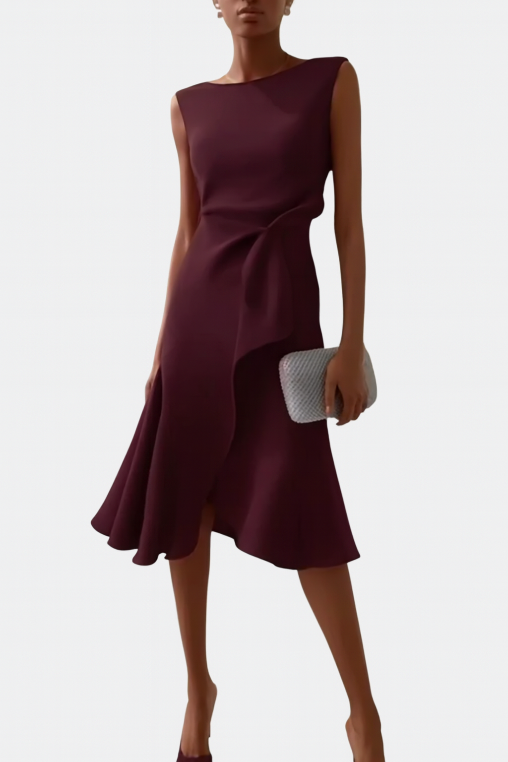 Women's Asymmetric Midi Dress