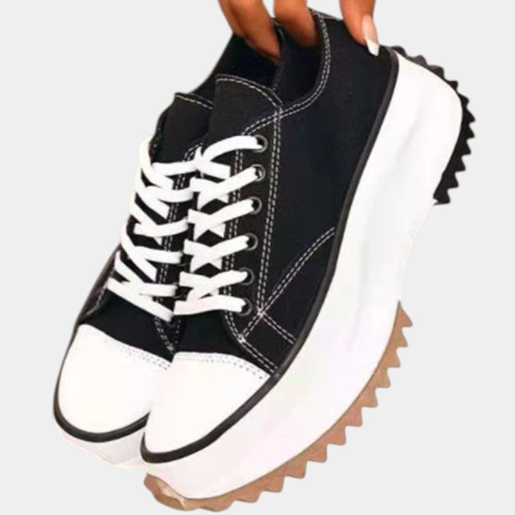 Ladies High Top Lace Up Sneakers
